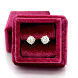 14K Yellow Gold SI FG 1.02 Carat Total Weight Diamond Stud Earrings with "Protektor" Locking Backs