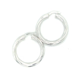 Sterling Silver 35mm Hoop Earrings