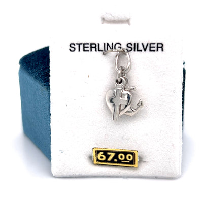 Sterling Silver Faith Hope Love Charm