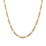 "Olin" 14K Yellow Gold 1.8g 1.2dwt Figaro Chain 18" Estate YHPP224
