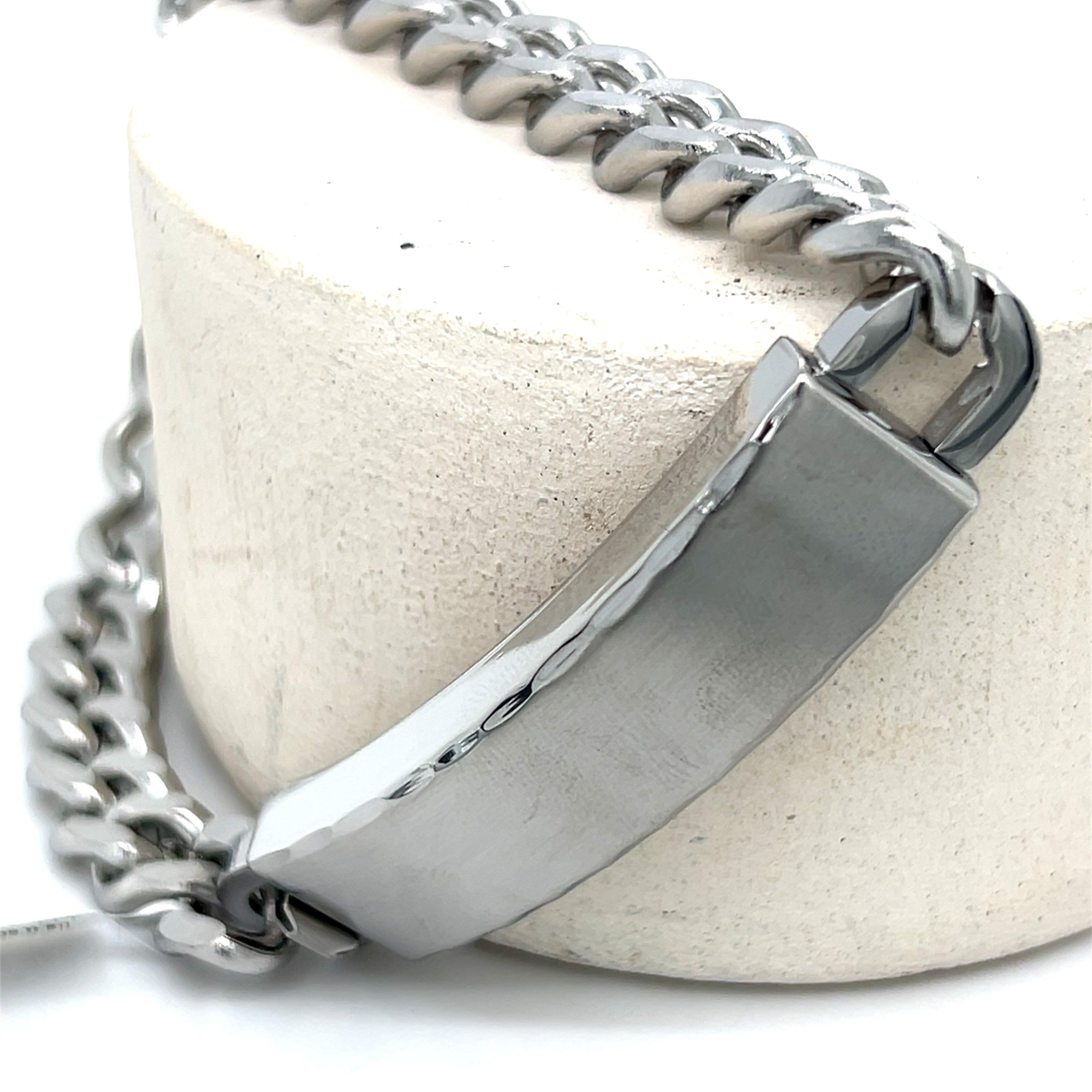Men’s Silver ID Bracelet