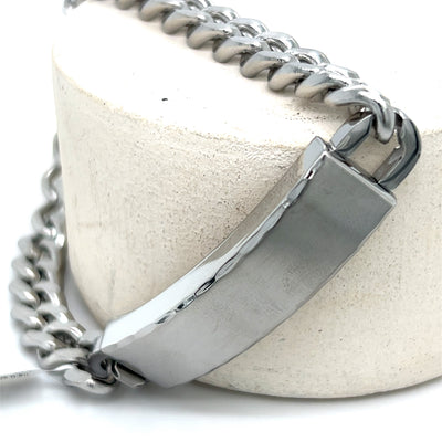 Men’s Silver ID Bracelet