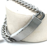 Men’s Silver ID Bracelet