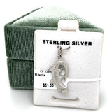 Sterling Silver Crocodile Charm