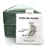 Sterling Silver Golf Bag Charm