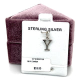 Sterling Silver Letter Y Charm