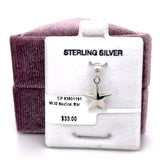 Sterling Silver 3D Nautical Star Charm