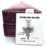Sterling Silver Fairy with Cubic Zirconia Charm