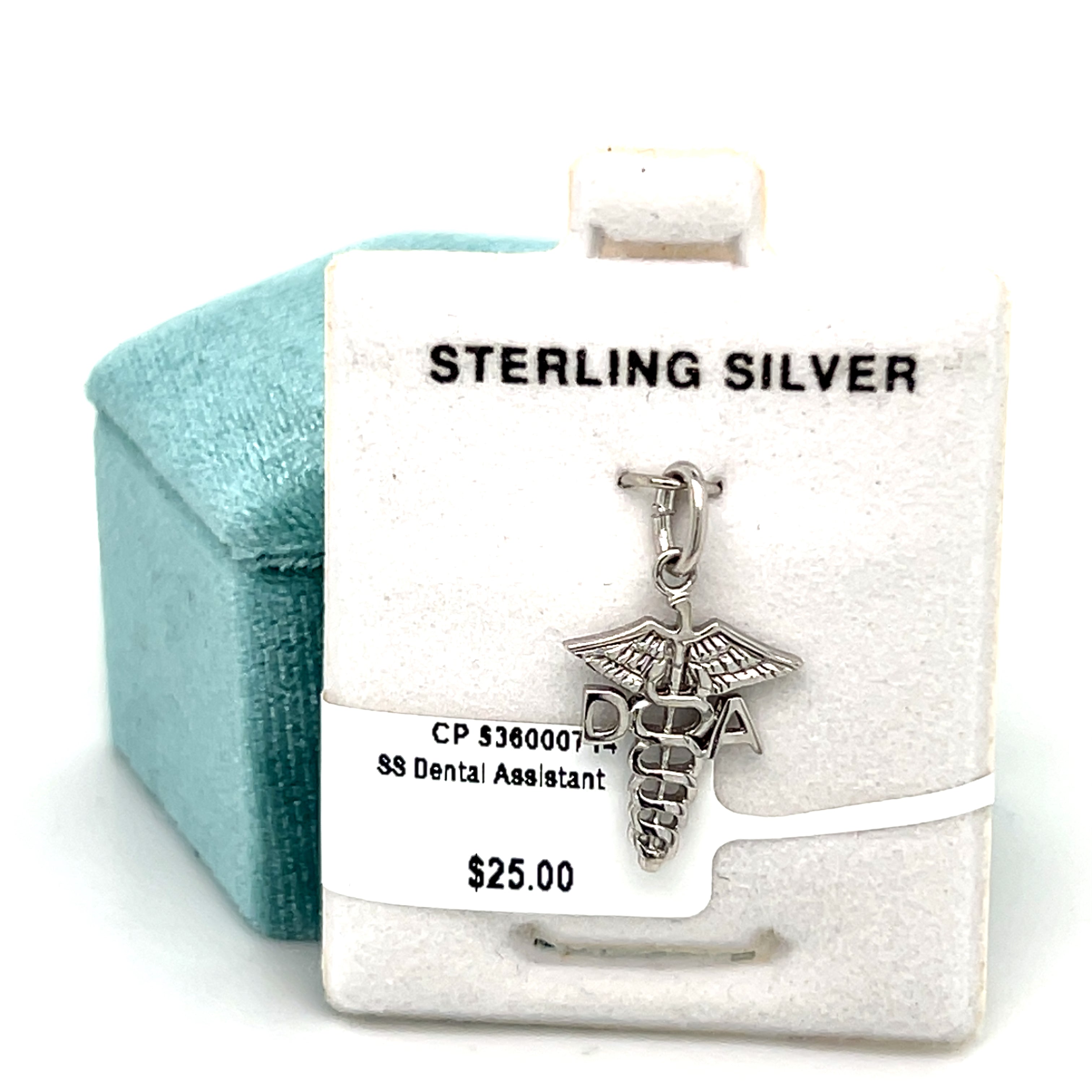 Sterling Silver Dental Assistant Charm