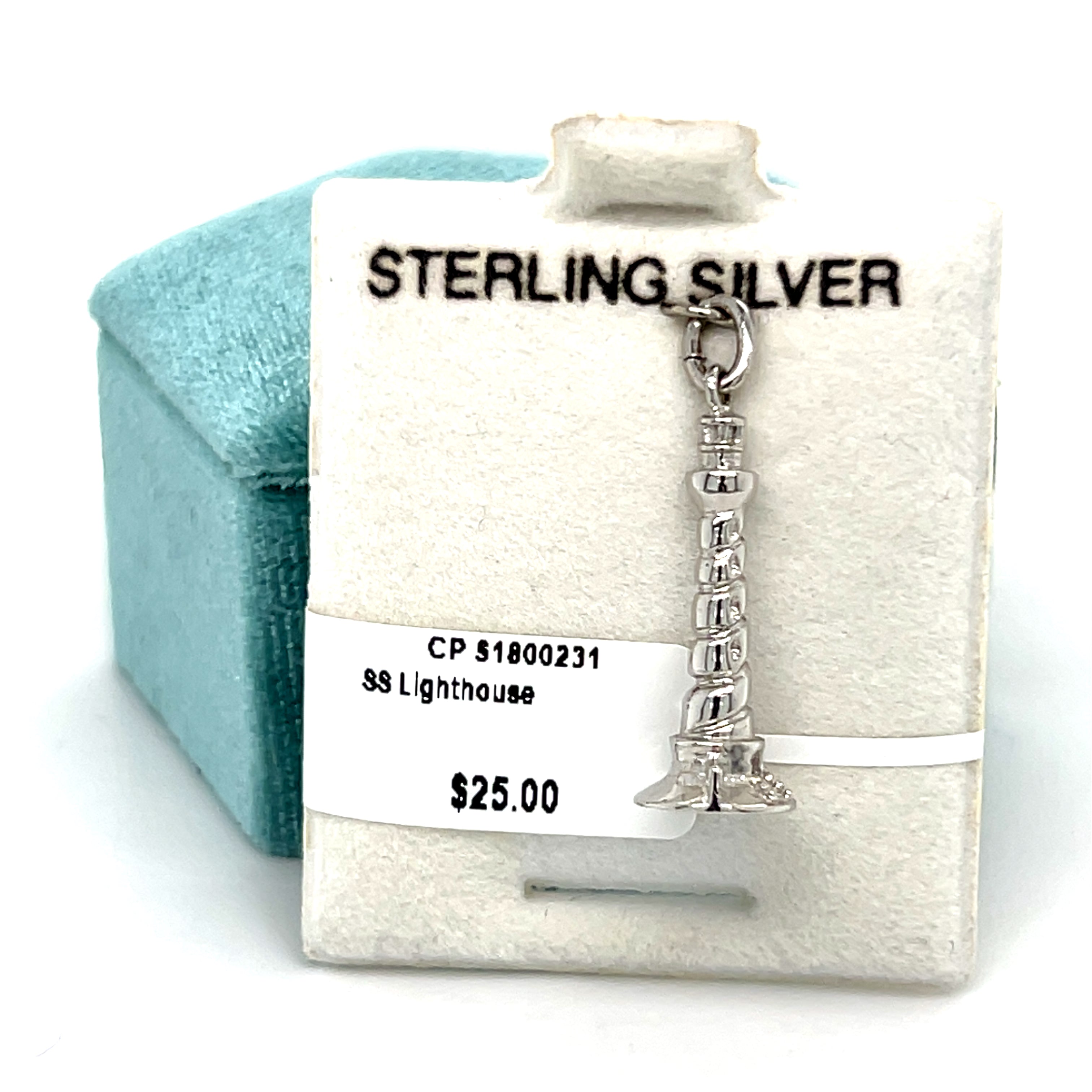 Sterling Silver Lighthouse Charm