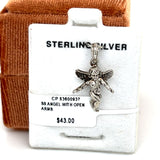 Sterling Silver Angel with Open Arms Charm
