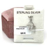 Sterling Silver Sand Bucket with Shovel Charm