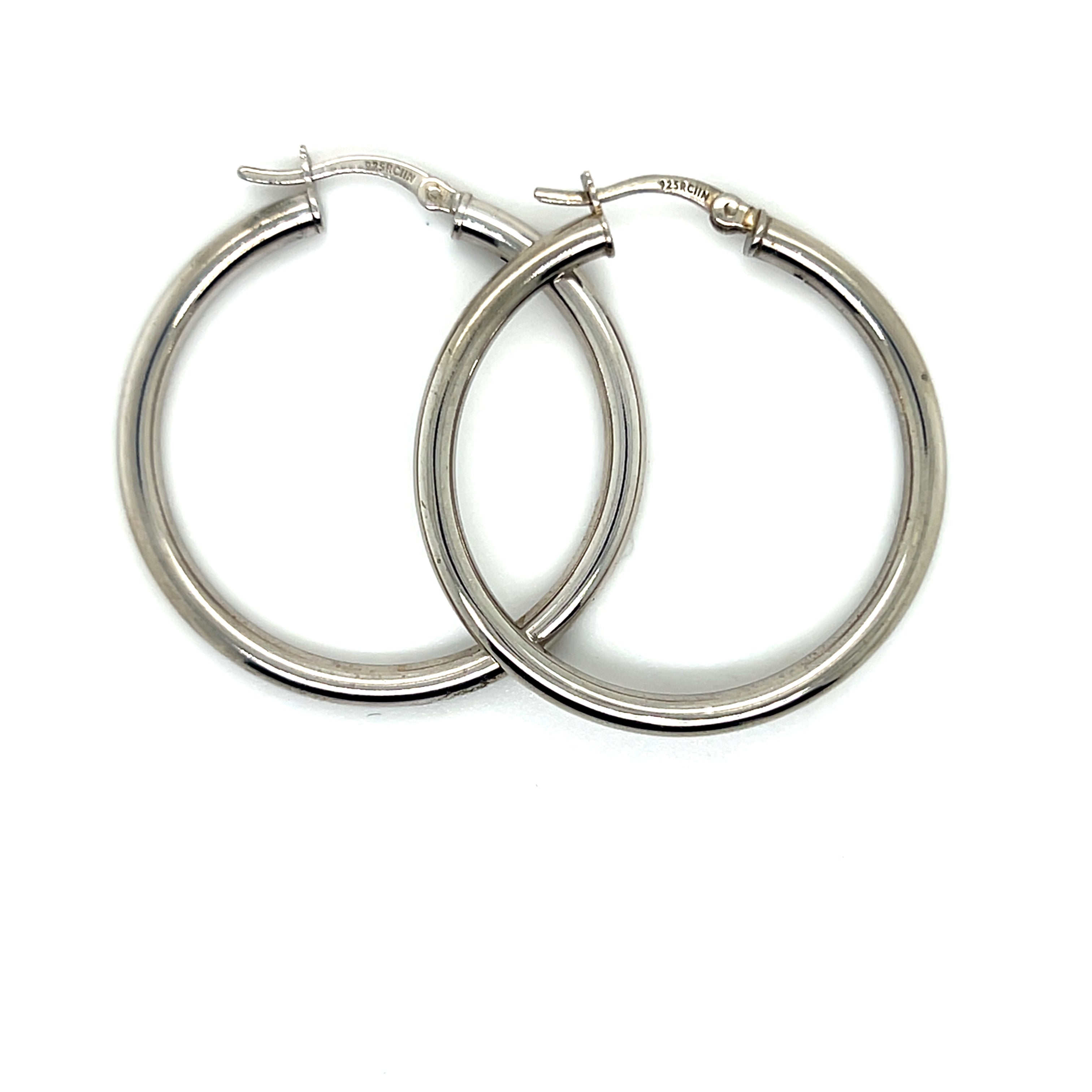 Sterling Silver Hoop Earrings