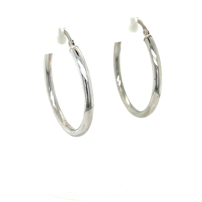 Sterling Silver Hoop Earrings