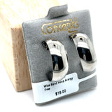 Wide Band Hoop Allergy Free Earrings
