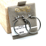 Concepts 7/8" Hoop Allergy Free Earrings