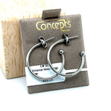 Enhancer Hoop Allergy Free Earrings