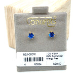 Concepts 4mm September Birthstone Allergy Free Earrings