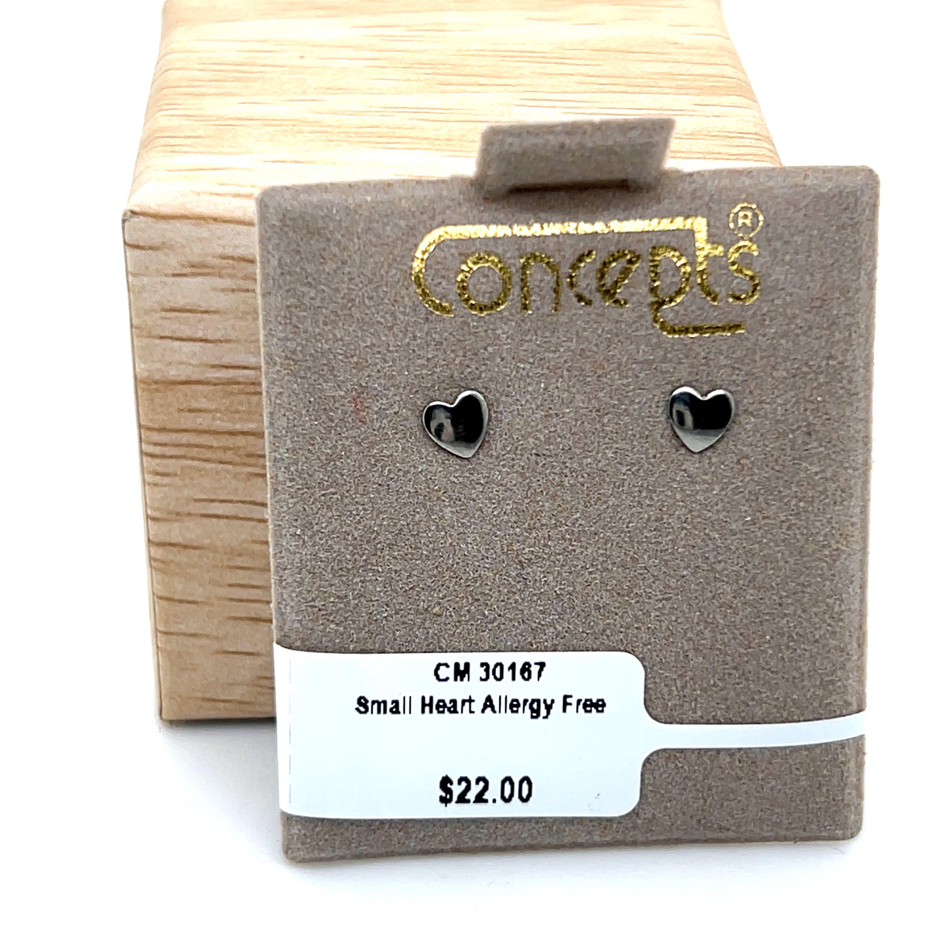 Small Heart Allergy Free Earrings