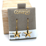 Star Fish Hook Allergy Free Earrings