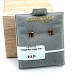 Crossed Bar Allergy Free Earrings