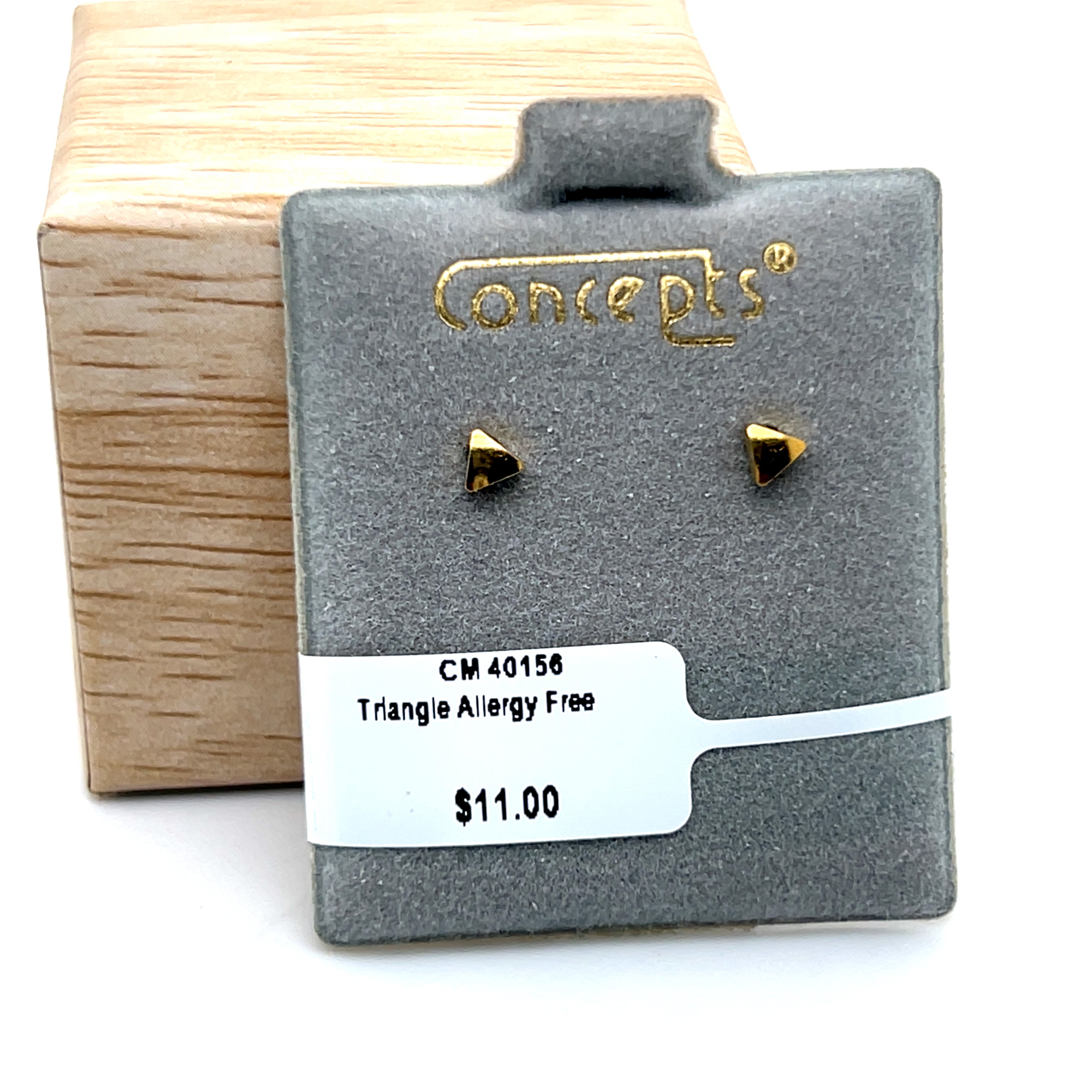 Triangle Allergy Free Earrings.