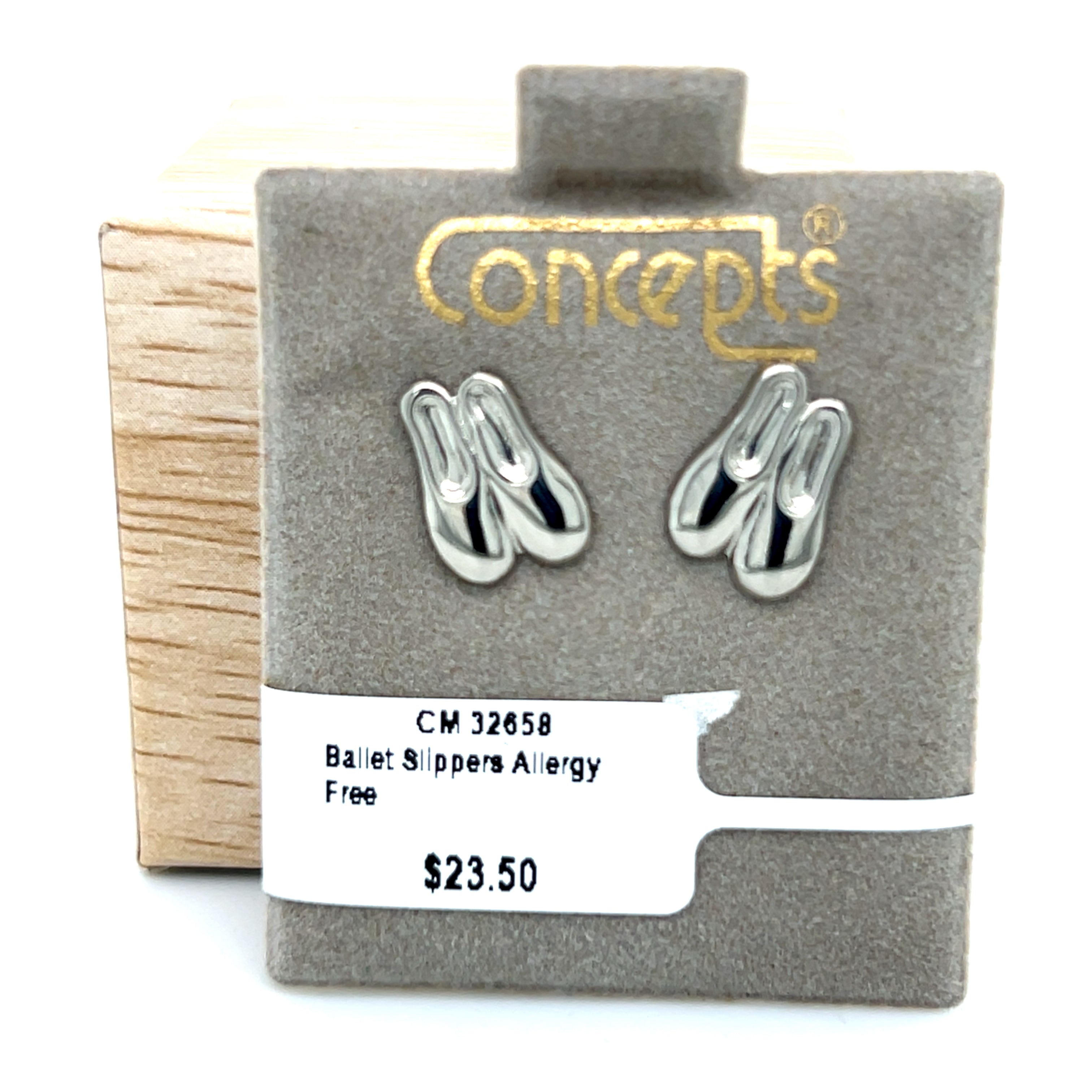 Ballet Slippers Allergy Free Earrings