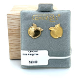 Apple Stud Allergy Free Earrings