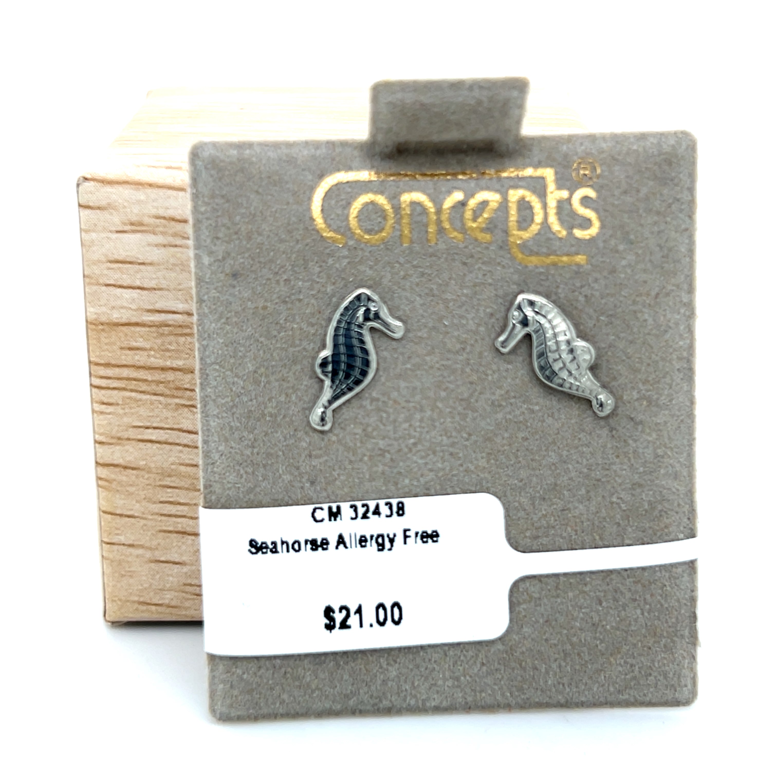 Seahorse Allergy Free Earrings