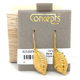 Spiral Shell Fish Hook Allergy Free Earrings