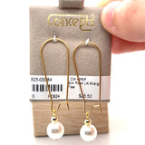 Simulated Pearl LK Allergy Free Earrings