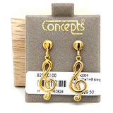Treble Clef HB Allergy Free Earrings