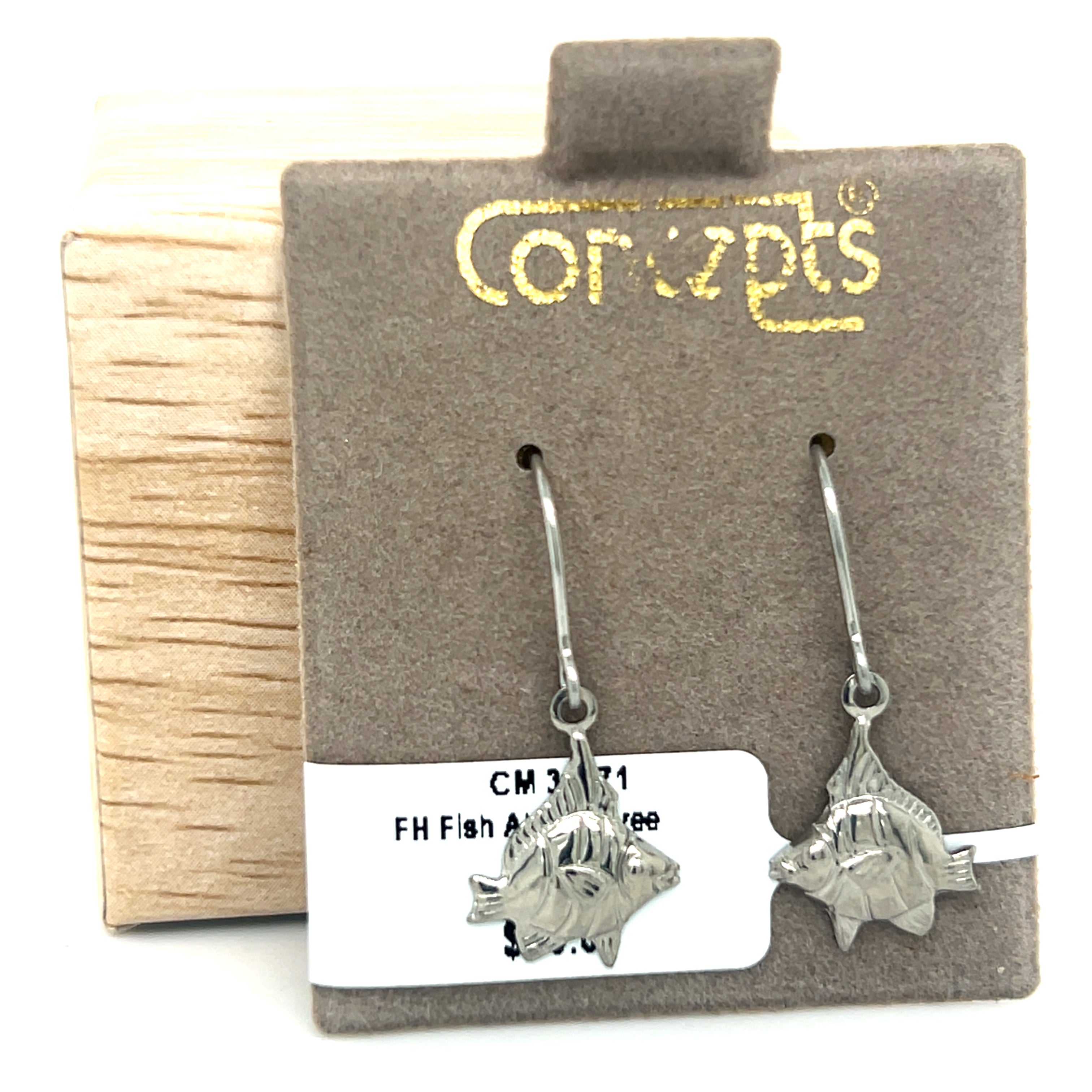 Fishhook Fish Allergy Free Earrings