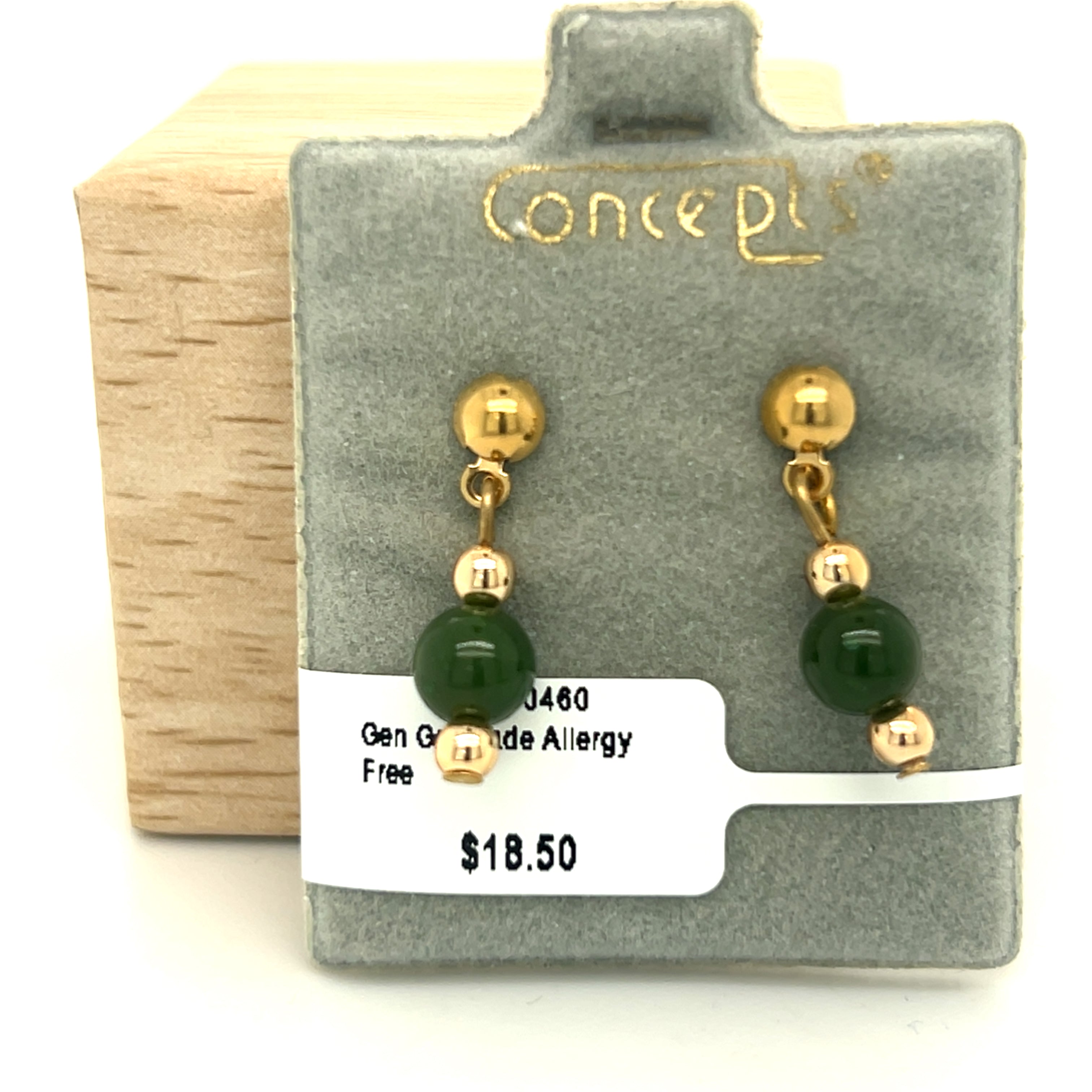 Genuine Jade Allergy Free Earrings