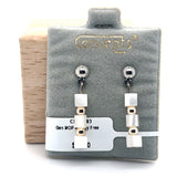 Genuine Mother Of Pearl Dangle Allergy Free Earrings