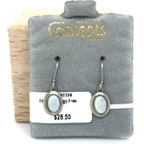 Opal Fish Hook Allergy Free Earrings