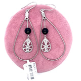 Onyx Drop Allergy Free Earrings