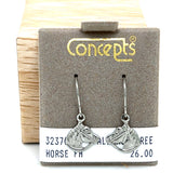 Concepts Horse Fishhook Allergy Free Earrings