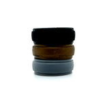 Men's Silicone 8mm Band Bronze Combo 3 Pack Size 12
