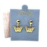 Concepts Gold-Tone ~15x10mm Butterfly Allergy Free Earrings