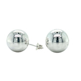 Sterling Silver 12mm Ball Earrings