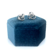 Sterling Silver Diamond Accent Love Knot Earrings