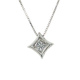 14K White Gold 0.25CT Diamond Starra Fashion Necklace