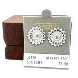 Concepts Sunflower ~15x15mm Allergy Free Earrings
