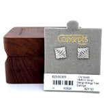 Concepts ~8x8mm Small Design Allergy Free Earrings