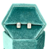 14K Yellow Gold Emerald Cut 1.57 Carat Total Weight Diamond (IGI# 694564262, IGI# 694546697) 4-Prong Push Back Stud Earrings