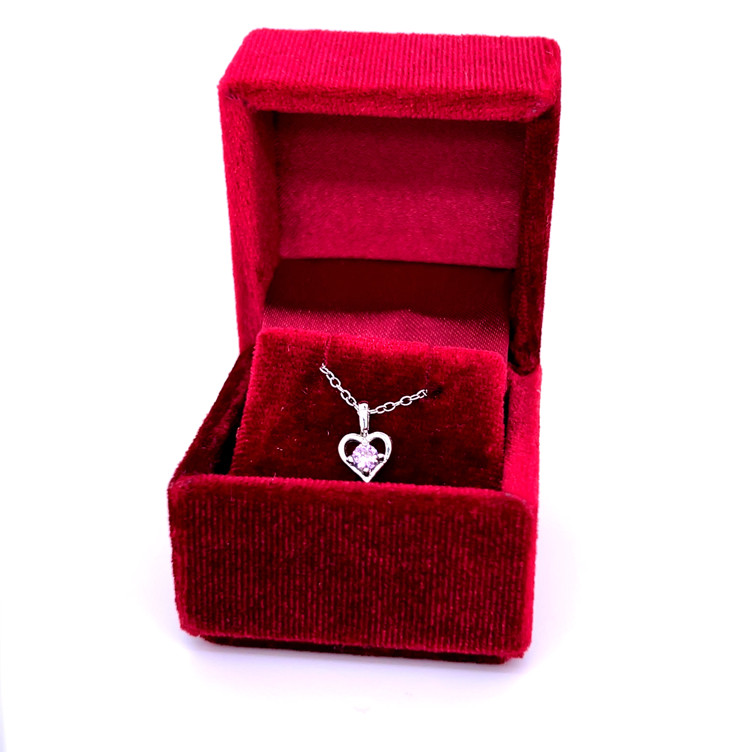 Sterling Silver June Birthstone Pendant Necklace with Open Heart 15," Little Girl Jewelry