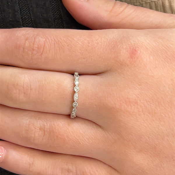 Diamond Wedding Bands  -  Women's