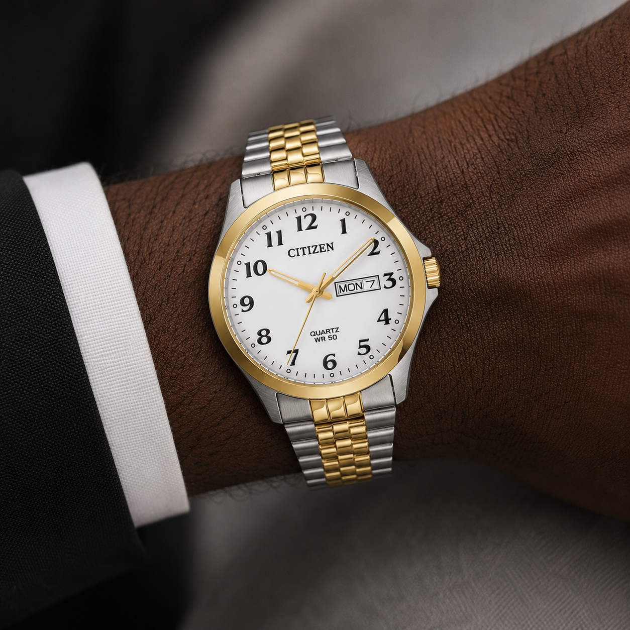 Citizen Men's Quartz Two-Tone Stainless Steel Expansion Watch