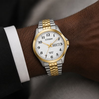Citizen Men's Quartz Two-Tone Stainless Steel Expansion Watch
